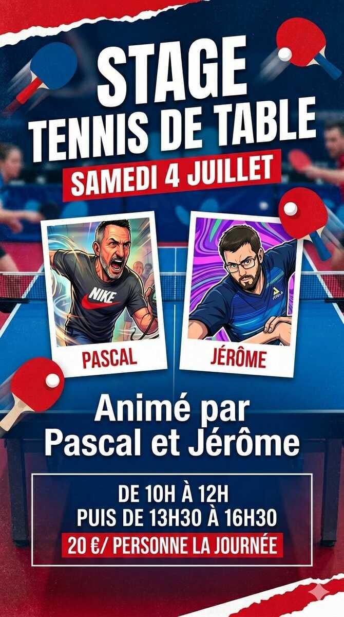 STAGE JUILLET 2026